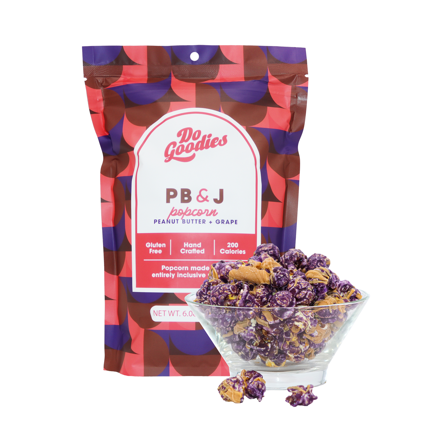 Peanut Butter and Jelly Popcorn
