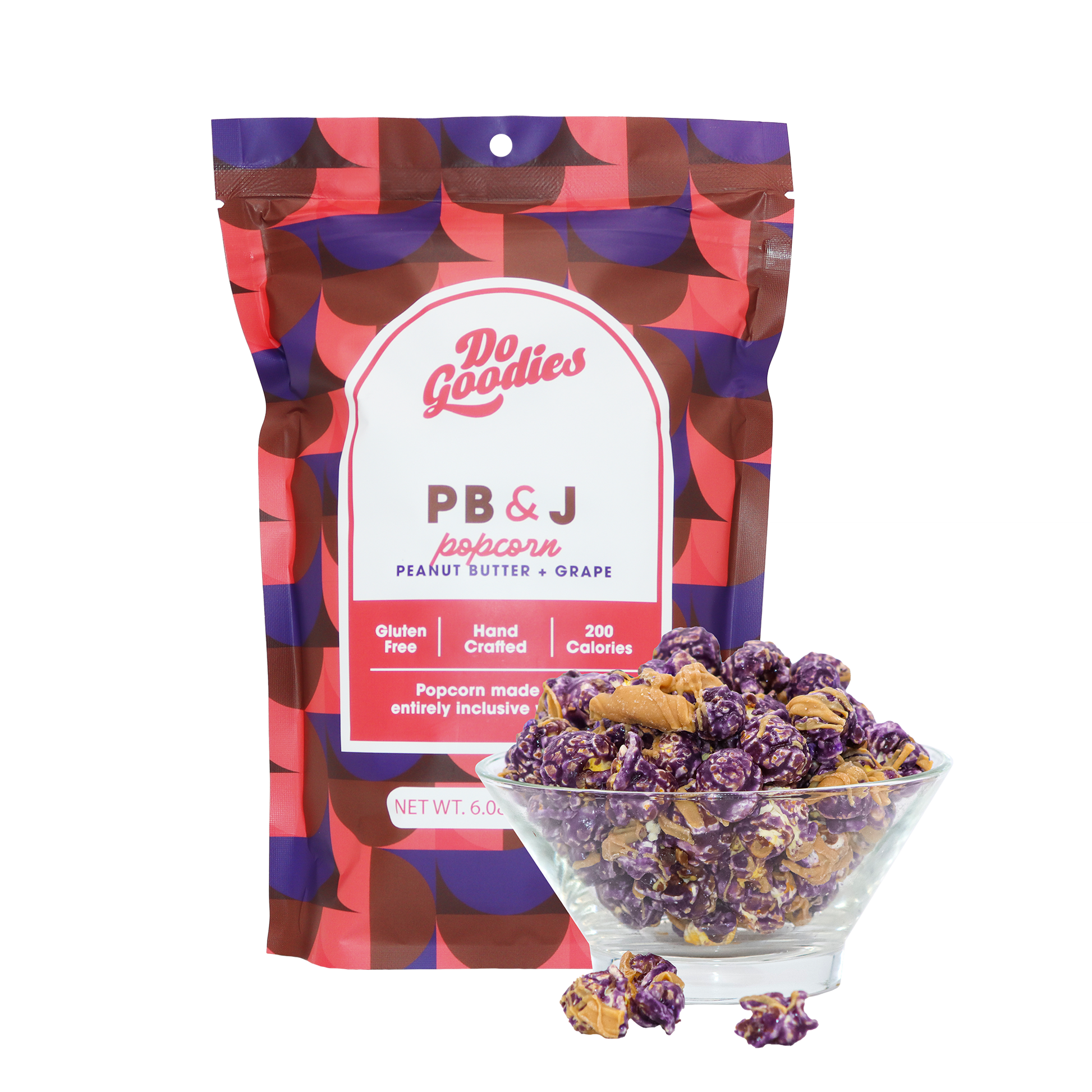 Peanut Butter and Jelly Popcorn