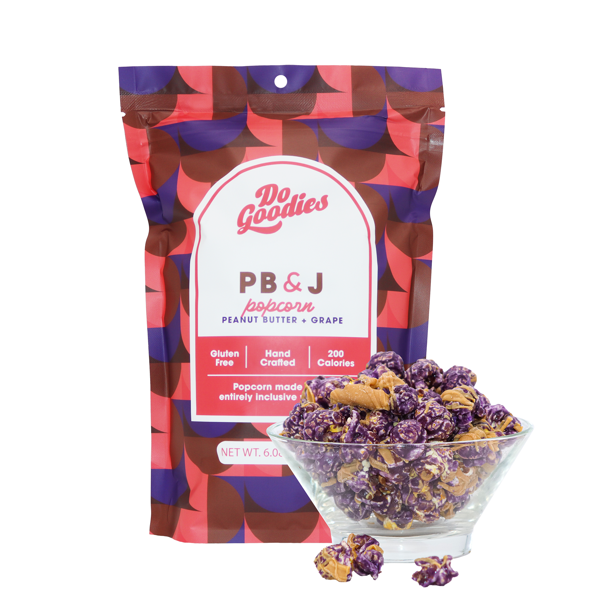 Peanut Butter and Jelly Popcorn